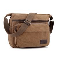 [COD] Canvas Mens Shoulder Messenger Fashion Small Men