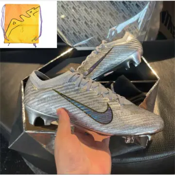 Kasut Bola Sepak Niike Air Zoom Mercurial 15 Vapor Superfly 9 Mbappe  Recharge Elite KM FG Outdoor Football Shoes Men's Boots