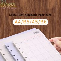 The memory &amp; Planner mushroom hole notebook loose leaf core A4 / B5 / A5 / B6  60 sheet set Note Books Pads