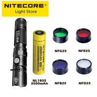 Nitecore ไฟฉายคาดหางแม่เหล็ก90หมุนได้เป็นองศาแบบมัลติฟังก์ชั่น,แอลอีดีอัลตราไบร์ท V6 HD XP-L 1000LM Mt21c