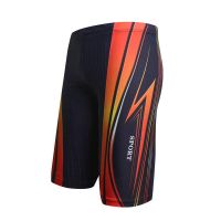 Mens Flat-angle Five-point Swimming Trunks Plus Size XXXL Swim Pants Quick-drying Swimming Pant for Men DS-119913