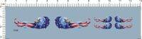 Super Detail Up USAF Air Force One US Eagle National Flag Model Kit รูปลอกน้ำ