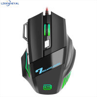 Lzkewieyal【100% Original 】 G5สายเมาส์สำหรับเล่นเกมส์7d RGB Luminous 7ปุ่ม3200 Dpi Usb Mechanical สำหรับ Windows 2000 / Xp / Win7 / Win8 / Win10【cod】