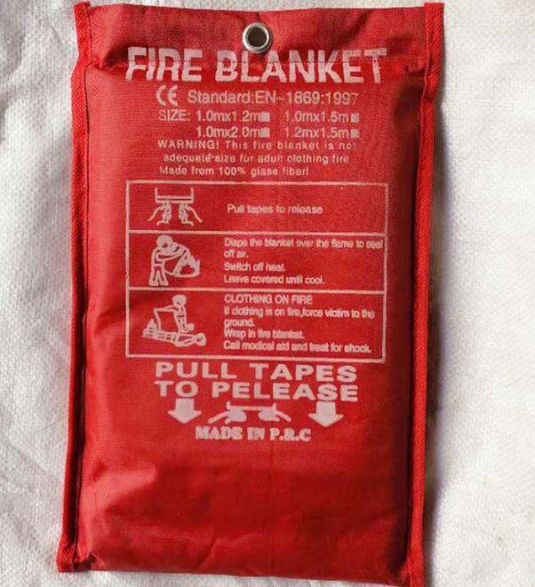 Household fire protection glass fiber fire blanket Fire escape blanket Fire retardant escape
