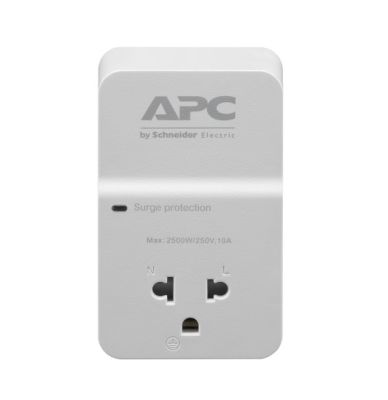 SURGE PROTECTOR (อุปกรณ์ป้องกันไฟกระชาก) APC HOME/OFFICE SURGEARREST 1 OUTLET 230V (PM1W-VN)