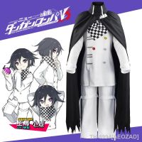 AEOZAD Danganronpa Kokichi Oma อะนิเมะคอสเพลย์เครื่องแต่งกายสำหรับ Homens Cachecol Manto Peruca Chapéu ญี่ปุ่น Roupas de Halloween V3