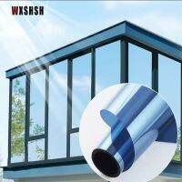 Thermal Insulation film for window Glare Reduction Easy Remove One Way Perspective Mirror Stained Stickers 6m Length New Silver Window Sticker and Fil