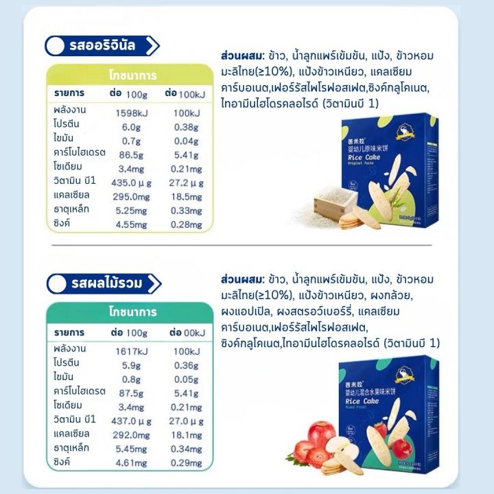 pamira-ขนมข้าวหอมมะลิอบกรอบ-1กล่อง-410กรัม-ขนมสำหรับเด็ก-6-เดือนขึ้นไป-มี-2-รสชาติ-ขนมเด็ก-ขนมเด็กเล็ก