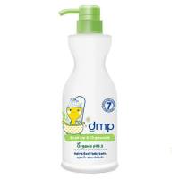 1 ขวดปั๊ม DMP ph 5.5 Hair and Body Baby Bath Rose hip &amp; Chamomile (ขวดเขียว) ขนาด 480 มล.