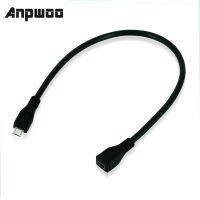 【Factory-direct】 ANPWOO 30เซนติเมตร USB ชายกับมินิ USB หญิงเคเบิ้ลสำหรับโทรศัพท์มือถือ MP3 MP4เครื่องเล่น