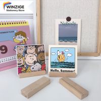 【คุณภาพสูง】Winzige Ins ไม้ สำหรับเสียบนามบัตร ป้าย รูปภาพ