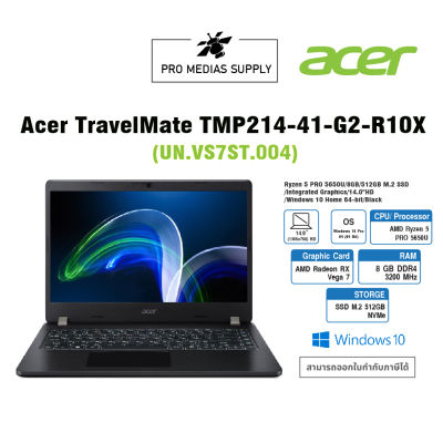 Acer Notebook TravelMate TMP214-41-G2-R10X/T001 ( Black)