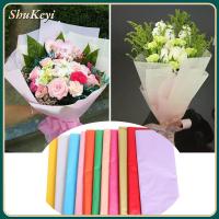 SHUKEYI 10pcs/bag Decor Gift Wrapping Packing DIY Tissue Paper Scrapbooking Flower Making Origami