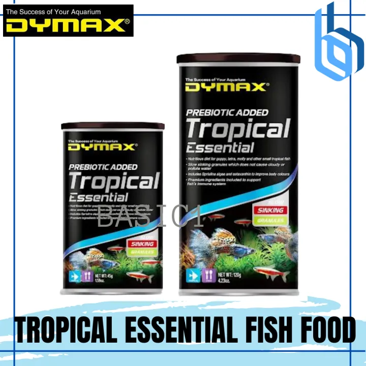 Dymax Tropical Essential Fish Food Granules 45g or 120g Lazada PH
