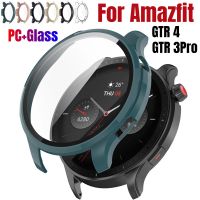 For Amazfit GTR 4 PC Protective Cover Tempered Glass for Amazfit GTR 3 Pro Screen Protector for Amazfit GTR4 GTR3 Pro Watch Case