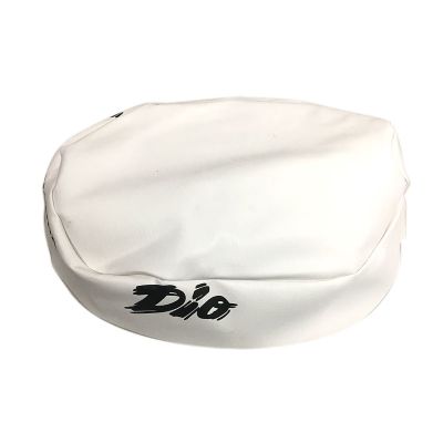 Housse de siège de moto en simili cuir blanc pour Honda DIO AF17/AF18