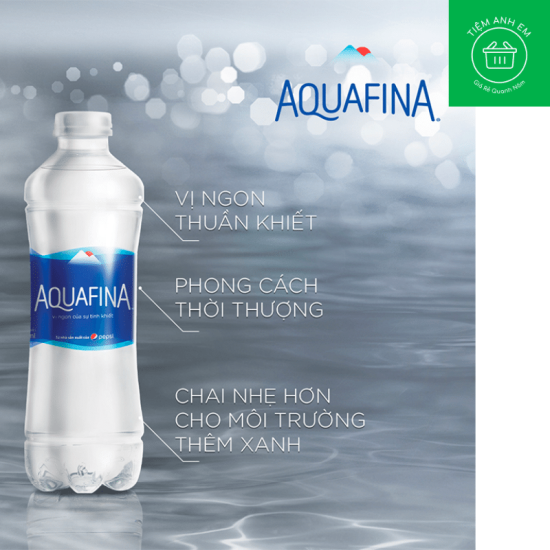 Nước tinh khiết aquafina chai 500ml - ảnh sản phẩm 4