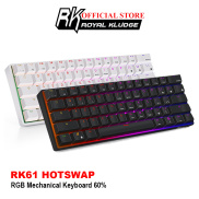 RK61 RGB HOTSWAP - Bàn phím cơ không dây mini Royal Kludge RK61 RGB kết