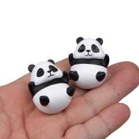 Cute Panda Cartoon Fridge Magnet Resin Panda Figurine Refrigerator Sticker Home Office Kitchen Decor Calendars Whiteboards Maps