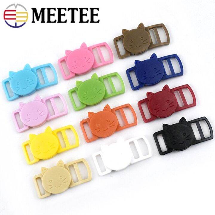 50-100pcs-10mm-plastic-quick-side-release-buckle-safty-breakaway-adjust-clasp-cat-dog-collar-webbing-strap-paracord-accessories-cable-management