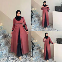 ขายดีที่สุด!! Dress GAMIS ชุดเดรส ประดับเลื่อม สไตล์โมเดิร์น หรูหรา สําหรับวัยรุ่น ผู้หญิง