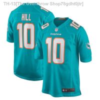 ▪№ Nfl Miami Dolphins Miami Dolphins Rugby Jersey No. 10 Tyreek Hill Jersey Sportswear