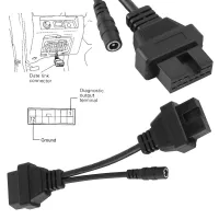 สายวินิจฉัย7.9in OBD2ทนทานอะไหล่รถยนต์ที่ซ่อมรถร้านค้าสำหรับมิตซูบิชิอะไหล่ซ่อมรถยนต์