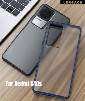 Lereach Matte สำหรับ Xiaomi Redmi K40s / Poco F4 5G / Redmi K50 Gaming / POCO F4 GT / Redmi K50 Pro / K50 / Poco X4 Pro 5G Soft TPU Edge + PC ยากฝาครอบป้องกันเต็มรูปแบบ