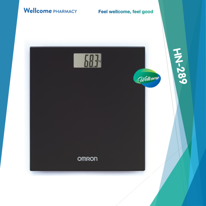 Omron HN289 Digital Body Weight Scale Midnight Black Lazada