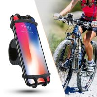 Universal Phone Bicycle Holder For Android Handlebar Clip Stand GPS Mount Bracket Silicone 360 ° Rotation Adjustable