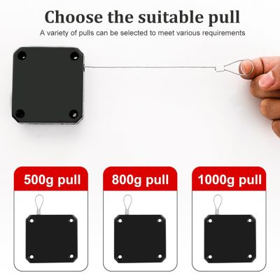 【hot】✇  Door Closer Punch-Free Soft Close Closers Sliding Glass 500g-1000g Tension Closing Device