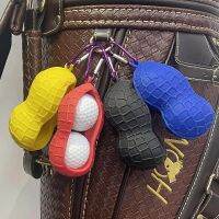 ☍■ ซิลิโคนเปลือกถั่วลิสงกอล์ฟ 2 ชิ้นกอล์ฟซิลิโคนป้องกันกอล์ฟ Double Ball COVER BAG