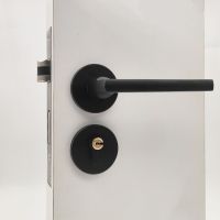 Modern Home Mute Anti-theft Door Locks Aluminum Alloy Interior Door Handle Split Lock Hotel Bathroom Household Hardware Supplies