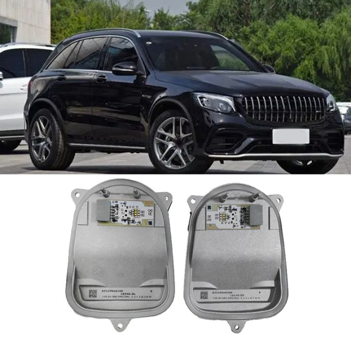 1pair-headlight-led-control-module-accessories-a2539068100-a2539068200-for-mercedes-benz-glc-x253-2016-2020-drl-daytime-lamp-source