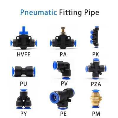 Pneumatic Fittings PA/PU/PZA/PK/PWY/PL/PG/HVFF/PM/PEG water pipes and pipe connectors direct thrust plastic hose quick couplings Pipe Fittings Accesso