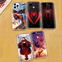 โปร่งใส เคสโทรศัพท์ หรับ Realme Narzo 6I 5I 20 50 6S 10 50a 3I Q3i Q3 5 3 5S 6 50I 30A 9 30 Plus Prime Pro Protective ปก Spiderman