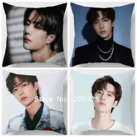 【hot】✶۞۞ ZENGIA Wang Yibo Decoration 45x45cm Pillowcase Throw Cover Drop Shipping Cushion