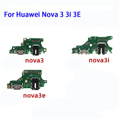 สายเคเบิลงอได้และไมโครโฟนสำหรับ Huawei Nova 3 3i 3E โทรศัพท์มือถือที่ชาร์จสายแพบอร์ดชาร์จยูเอสบีใหม่