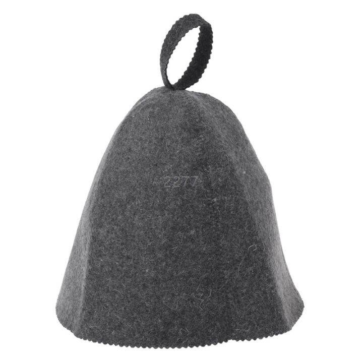 Wool Felt Sauna Hat Anti Heat Cap For Bath House Head Protectio for Heads  from Extreme Heat 