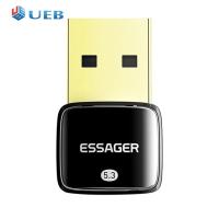 ปลั๊กแอนด์เพลย์อะแดปเตอร์ USB เกื้อหนุนหน้าต่างตัวรับสัญญาณ WiFi รองรับบลูทูธ8.1/10/11สำหรับคีย์บอร์ดหูฟังเมาส์ไร้สาย