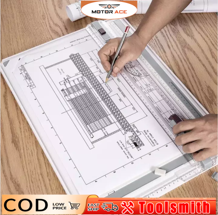 Professional A3 Drawing Table Technical Board with Drawing Head Machine  Portable Painting Drawing Ruler Drafting Supplies Tool - AliExpress
