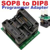 SOIC8 SOP8 to DIP8 Wide-body Seat Wide 200mil Programmer Adapter Socket Blue SA602 IC Test Conversion Burner