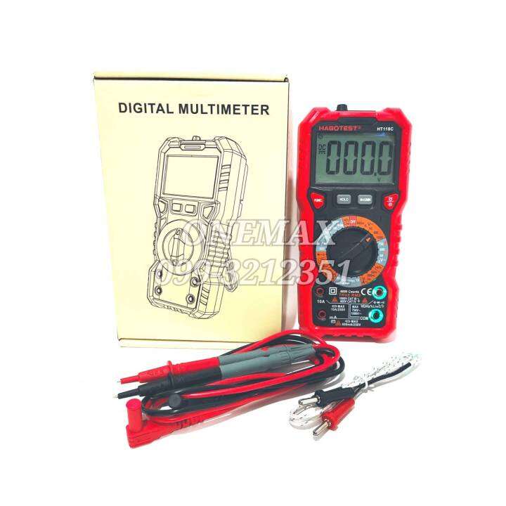 มัลติมิเตอร์ดิจิตอล-habotest-ht118c-digital-multimeter-มิเตอร์วัดไฟ-ดิจิตอลมัลติมิเตอร์-มิเตอรดิจิตอล-เครื่องมือวัดไฟ