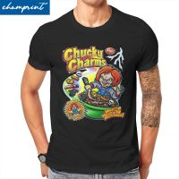 Chucky Charms V2 Horror Halloween Men T Shirt Vintage Tees Tshirts 100 Cotton Printed Clothing 100% cotton T-shirt