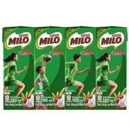 Lốc 4 Hộp Sữa Milo Lúa Mạch 180ml