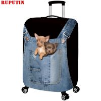 RUPUTIN New Suitcase Elastic Dust Cover Luggage Case For 18 30 Inch Password Box Trolley Case High Quality Cat Protective Cover