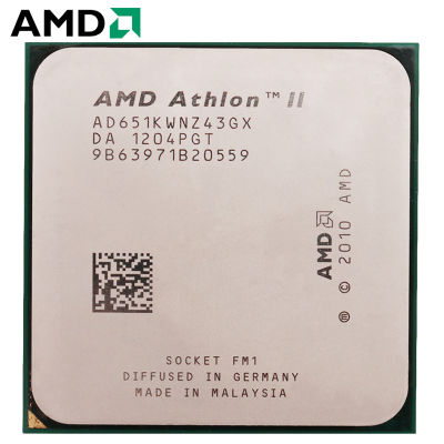AMD Athlon II X4 651 Socket FM1 100W 3.0GHz 905-pin Quad-Core CPU Desktop Processor X4 651 Socket fm1