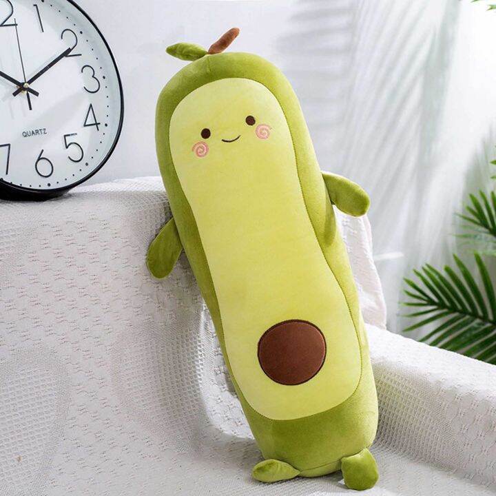 ของเล่นหมอนนุ่มยัดไส้อะโวคาโด้นิ่มน่ารักตุ๊กตาหนานุ่มผลไม้น่ารักหมอนอิงเด็กพืชทำให้สงบ