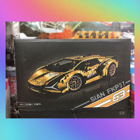 เลโก้รถ ลัมโบกินี่ สีทอง LAMBORGHINI SIAN FKP37  NO.371008 จำนวน 3738 ชิ้น