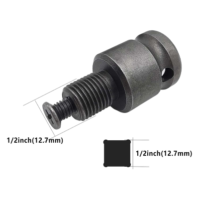 1Set Keyless Drill Chuck 1/2-20UNF Mount 1.5-13Mm Metal with SDS-Plus 1/2Inch Wrench Adapter